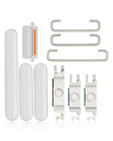 Replacement Hard Buttons (Power / Volume / Switch) Compatible with Apple iPhone 11 (White)