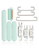 Replacement Hard Buttons (Power / Volume / Switch) Compatible with Apple iPhone 11 (Green)