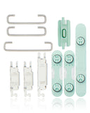 Replacement Hard Buttons (Power / Volume / Switch) Compatible with Apple iPhone 11 (Green)