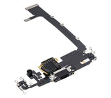 Replacement Charging Port Flex Cable With Board Compatible with Apple iPhone 11 Pro Max (Premium) (Space Gray)