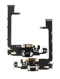 Replacement Charging Port Flex Cable With Board Compatible with Apple iPhone 11 Pro Max (Aftermarket Plus) (Space Gray)