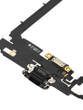 Replacement Charging Port Flex Cable With Board Compatible with Apple iPhone 11 Pro Max (Aftermarket Plus) (Space Gray)