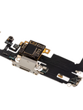 Replacement Charging Port Flex Cable With Board Compatible with Apple iPhone 11 Pro Max (Aftermarket Plus) (Silver)