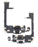 Replacement Charging Port Flex Cable With Board Compatible with Apple iPhone 11 Pro (Premium) (Space Gray)