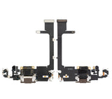Replacement Charging Port Flex Cable With Board Compatible with Apple iPhone 11 Pro (Premium) (Gold)