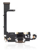 Replacement Charging Port Flex Cable With Board Compatible with Apple iPhone 11 Pro (Premium) (Gold)
