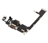 Replacement Charging Port Flex Cable With Board Compatible with Apple iPhone 11 Pro (Premium) (Gold)