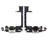 Replacement Charging Port Flex Cable With Board Compatible with Apple iPhone 11 Pro (Premium) (Silver)