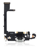 Replacement Charging Port Flex Cable With Board Compatible with Apple iPhone 11 Pro (Premium) (Silver)