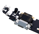 Replacement Charging Port Flex Cable With Board Compatible with Apple iPhone 11 Pro (Premium) (Silver)