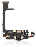 Replacement Charging Port Flex Cable With Board Compatible with Apple iPhone 11 Pro (Aftermarket Plus) (Space Gray)