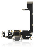 Replacement Charging Port Flex Cable With Board Compatible with Apple iPhone 11 Pro (Aftermarket Plus) (Midnight Green)