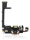 Replacement Charging Port Flex Cable With Board Compatible with Apple iPhone 11 Pro (Aftermarket Plus) (Gold)