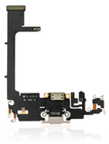 Replacement Charging Port Flex Cable With Board Compatible with Apple iPhone 11 Pro (Aftermarket Plus) (Silver)