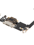 Replacement Charging Port Flex Cable With Board Compatible with Apple iPhone 11 Pro (Aftermarket Plus) (Silver)