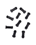 Replacement Sim Card Tray Ejector Plastic Pin Compatible with Apple iPhone XR / 7P / 8P (Black) (10 Pack)