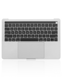 Replacement Top Case With Keyboard & Battery Compatible with Apple MacBook Pro 13" A1989 (2018-2019) (US Keyboard) (Used OEM Pull: Grade New) (Space Gray)