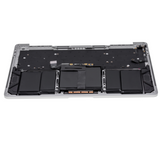Replacement Top Case With Keyboard & Battery Compatible with Apple MacBook Pro 13" A1989 (2018-2019) (US Keyboard) (Used OEM Pull: Grade New) (Silver)