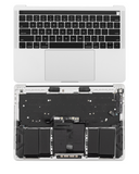 Replacement Top Case With Keyboard & Battery Compatible with Apple MacBook Pro 13" A1989 (2018-2019) (US Keyboard) (Used OEM Pull: Grade New) (Silver)