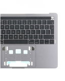 Replacement Top Case With Keyboard & Battery Compatible with Apple MacBook Pro 13" A1989 (2018-2019) (UK Keyboard) (Used OEM Pull: Grade New) (Space Gray)
