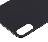 Replacement Back Glass With 3M Adhesive Compatible with Apple iPhone XS (No Logo / Large Camera Hole) (Space Gray)