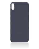 Replacement Back Glass With 3M Adhesive Compatible with Apple iPhone XS Max (No Logo / Large Camera Hole) (Space Gray)