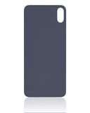Replacement Back Glass With 3M Adhesive Compatible with Apple iPhone XS Max (No Logo / Large Camera Hole) (Space Gray)