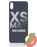 Replacement Back Glass With 3M Adhesive Compatible with Apple iPhone XS Max (No Logo / Large Camera Hole) (Space Gray)