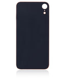 Replacement Back Glass With 3M Adhesive Compatible with Apple iPhone XR (No Logo / Large Camera Hole) (Coral)