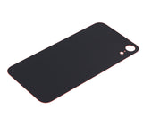 Replacement Back Glass With 3M Adhesive Compatible with Apple iPhone XR (No Logo / Large Camera Hole) (Coral)