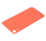 Replacement Back Glass With 3M Adhesive Compatible with Apple iPhone XR (No Logo / Large Camera Hole) (Coral)