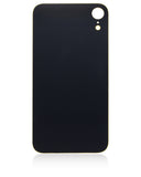 Replacement Back Glass With 3M Adhesive Compatible with Apple iPhone XR (No Logo / Large Camera Hole) (Yellow)