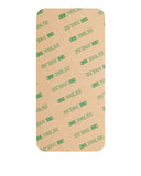Replacement Back Glass With 3M Adhesive Compatible with Apple iPhone XR (No Logo / Large Camera Hole) (Black)