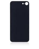 Replacement Back Glass With 3M Adhesive Compatible with Apple iPhone 8 / SE (2020) (No Logo / Large Camera Hole) (Silver)