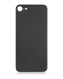 Replacement Back Glass With 3M Adhesive Compatible with Apple iPhone 8 / SE (2020) (No Logo / Large Camera Hole) (Space Gray)