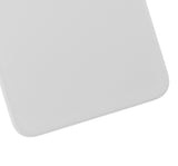 Replacement Back Glass With 3M Adhesive Compatible with Apple iPhone 8 Plus (No Logo / Large Camera Hole) (Silver)