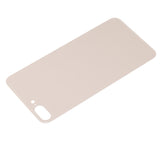 Replacement Back Glass With 3M Adhesive Compatible with Apple iPhone 8 Plus (No Logo / Large Camera Hole) (Gold)
