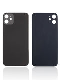 Replacement Back Glass With 3M Adhesive Compatible with Apple iPhone 11 (No Logo / Large Camera Hole) (Black)