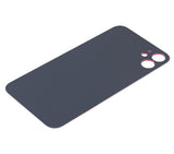 Replacement Back Glass With 3M Adhesive Compatible with Apple iPhone 11 (No Logo / Large Camera Hole) (Red)