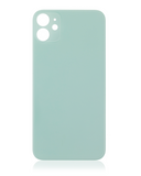 Replacement Back Glass With 3M Adhesive Compatible with Apple iPhone 11 (No Logo / Large Camera Hole) (Green)