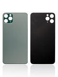 Replacement Back Glass With 3M Adhesive Compatible with Apple iPhone 11 Pro (No Logo / Large Camera Hole) (Midnight Green)