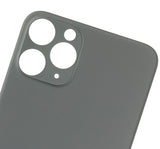 Replacement Back Glass With 3M Adhesive Compatible with Apple iPhone 11 Pro (No Logo / Large Camera Hole) (Midnight Green)