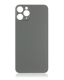 Replacement Back Glass With 3M Adhesive Compatible with Apple iPhone 11 Pro (No Logo / Large Camera Hole) (Midnight Green)