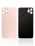 Replacement Back Glass With 3M Adhesive Compatible with Apple iPhone 11 Pro (No Logo / Large Camera Hole) (Gold)