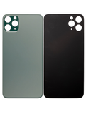 Replacement Back Glass With 3M Adhesive Compatible with Apple iPhone 11 Pro Max (No Logo / Large Camera Hole) (Midnight Green)