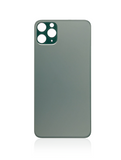 Replacement Back Glass With 3M Adhesive Compatible with Apple iPhone 11 Pro Max (No Logo / Large Camera Hole) (Midnight Green)