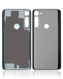 Replacement Back cover Glass Compatible with Motorola Moto G8 Power (XT2041-1 / XT2041-3 / 2020) (Smoke Black)
