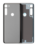 Replacement Back cover Glass Compatible with Motorola Moto G8 Power (XT2041-1 / XT2041-3 / 2020) (Smoke Black)