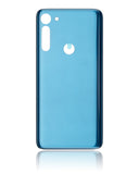 Replacement Back cover Glass Compatible with Motorola Moto G8 Power (XT2041-1 / XT2041-3 / 2020) (Capri Blue)