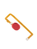 Replacement Fingerprint Reader With Flex Cable Compatible with Samsung Galaxy A10s (A107 / 2019) (Red)